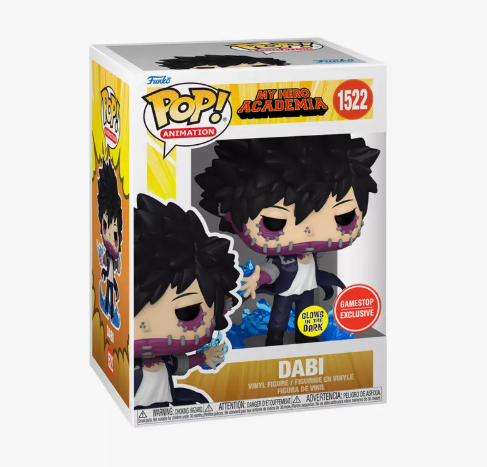 BLACK FRIDAY - Funko Pop! Animation: My Hero Academia - Dabi with Blue Flames #1522 GS Exclusive GITD