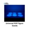 VinylGuard Funko Pop! Stand bases, set of 6 [GLOW IN THE DARK]