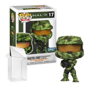 Funko Pop! Games: HALO - Master Chief with MA40 Assault Rifle in Hydro Deco #17 Only at Best Exclusive