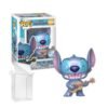 Funko Pop! Lilo & Stitch - Stitch with Ukulele (Pearlescent) #1044 Special Edition Sticker [Box Condition 710]