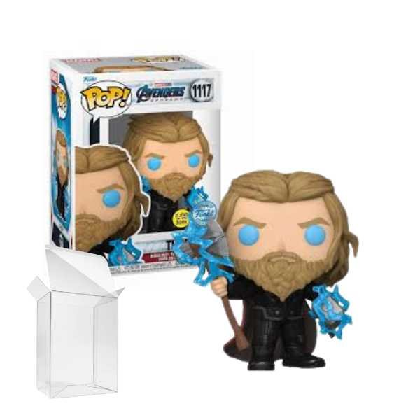 Funko Pop! Marvel Avengers Endgame - Thor with Thunder #1117 Special Edition Exclusive Glow in the Dark