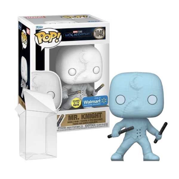 Funko Pop! Marvel: Moonknight - Mr. Knight #1048 Walmart Glow in the Dark Exclusive