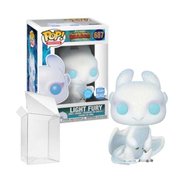 Funko Pop! Movies: How to train your Dragon - Light Fury #687 Glitter Funko Shop Exclusive