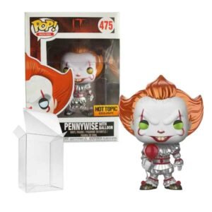 Funko Pop! Movies: IT Pennywise with Balloon #475 Hot Topic Metallic Exclusive