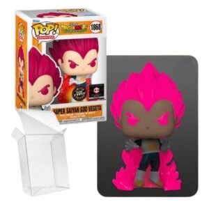 Funko Pop! Animation: Dragon Ball Super Broly - Super Saiyan God Vegeta #1868 Chalice Collectibles GLOW CHASE + PR