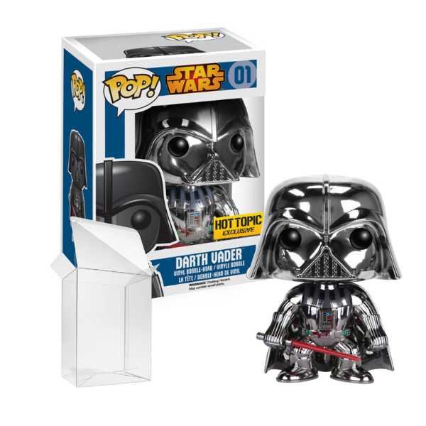 Funko Pop! Star Wars: Darth Vader #01 Hot Topic Chrome Exclusive