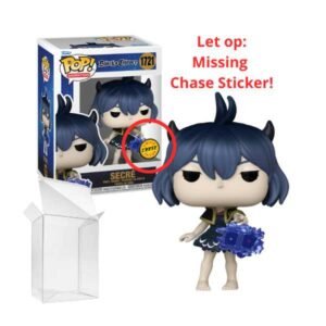 Funko Pop! Animation: Black Clover - Secré #1721 [CHASE] + Protector Case [Missing Chase Sticker]