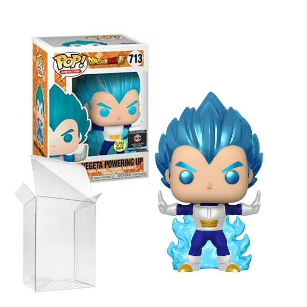 Funko Pop! Animation: Dragon Ball Z - Vegeta powering Up #713 Glows in the Dark Chalice Collectibles Exclusive