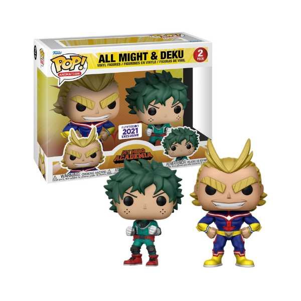 Funko Pop! Animation: My Hero Academia - All Might & Deku 2-Pack Funimation 2021 Exclusive