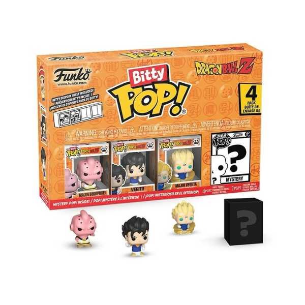 Funko Pop! Bitty Pop! Dragon Ball Z - Majin Buu(pure), Vegito, Majin Vegeta