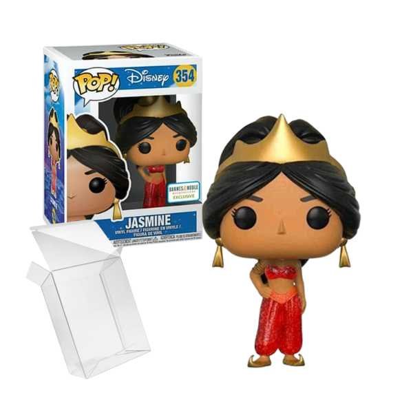 Funko Pop! Disney: Aladdin - Jasmine (Red Glitter) #354 Barnes & Noble Exclusive