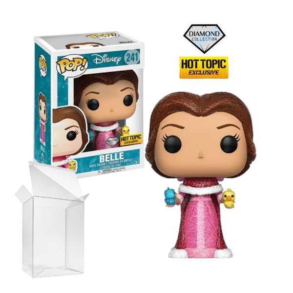 Funko Pop! Disney - Belle #241 Diamond Glitter Hot Topic Exclusive