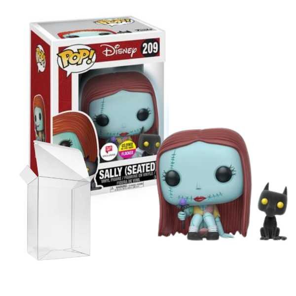 Funko Pop! Disney: NBC - Sally (Seated) (Glow in the Dark) with Cat (Flocked) #209