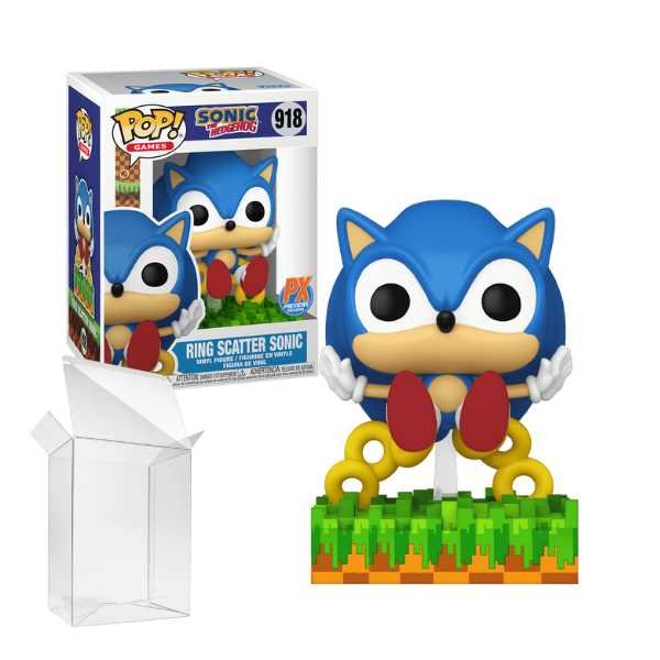 Funko Pop! Games: Sonic the Hedgehog - Ring Scatter Sonic #918 PX Previews Exclusive