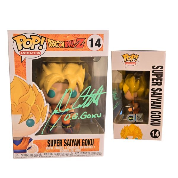 Ian james Corlett signed goku