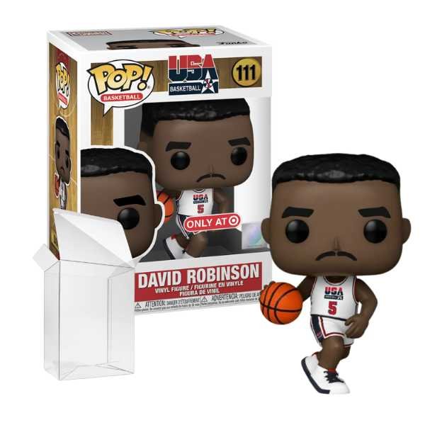 Funko Pop! NBA Basketball - David Robinson (Dream Team) USA #111 Target Exclusive