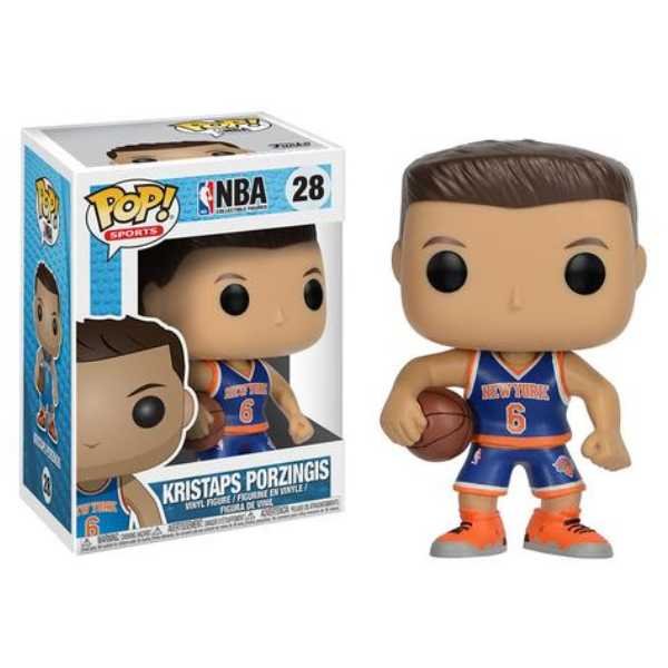 Funko Pop! NBA: Kristaps Porzingis #28 Vaulted