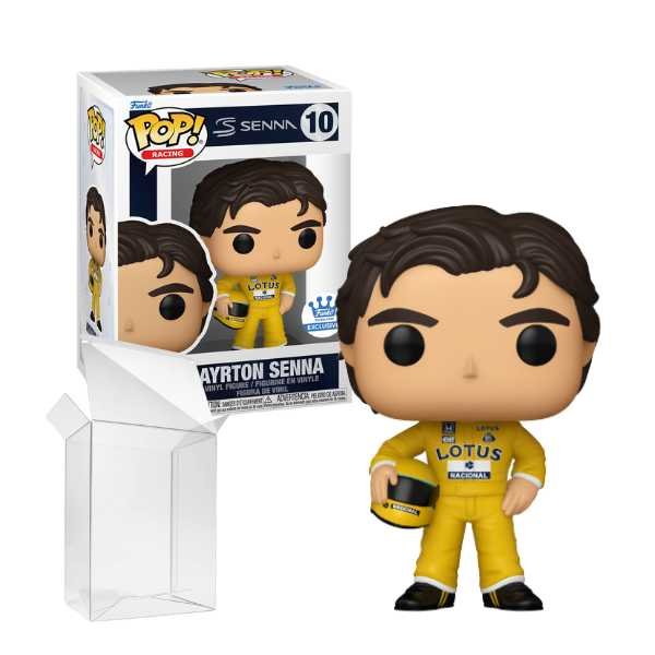 Funko Pop! Racing: Ayrton Senna #10 (With Helmet) F1 Formula 1 - Formule1 Funko Exclusive