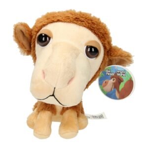 Knuffel Big Heads - Around the World - Kameel Knuffeltje 21CM