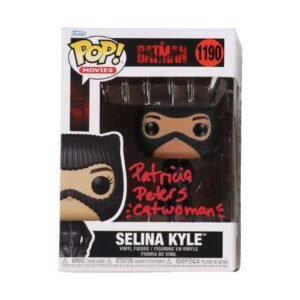 Patricia Peters Signed “The Batman” #1190 Selina Kyle Funko Pop! Vinyl Figure Inscribed 