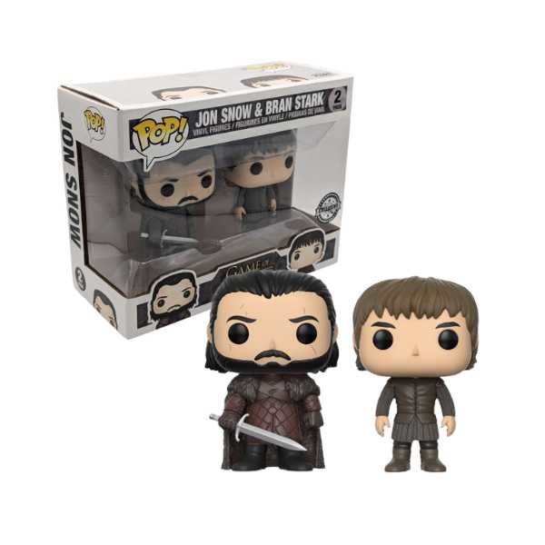 Funko Pop! Game Of Thrones - Jon Snow And Bran Stark - 2 Pack (Special Edition)