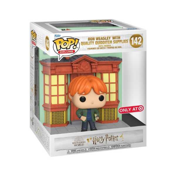 Funko Pop! Deluxe: Harry Potter - Ron Weasley w/ Quality Quidditch Supplies #142 Target Exclusive