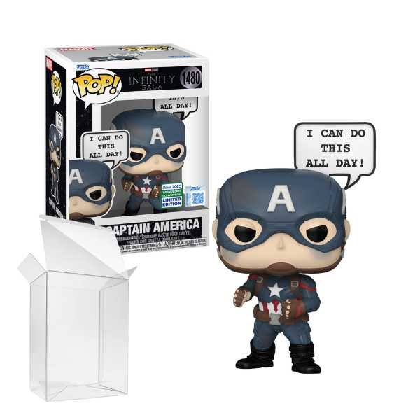 Funko Pop! Marvel - Captain America (Speech Bubble) [Wondercon Shared Exclusive]