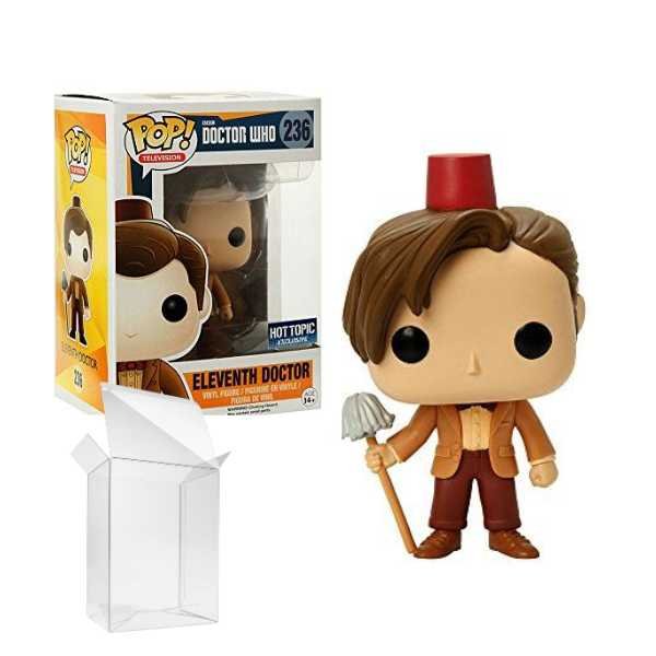 Funko Pop! Television Doctor Who - Eleventh Doctor (Fez & Mop) #236 Hot Topic Exclusive