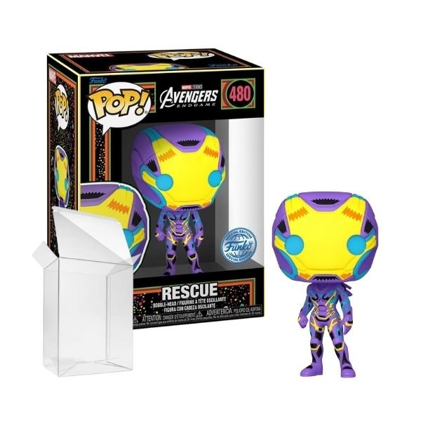 Funko Pop! Marvel Studios_ Rescue #480 Blacklight Special Edition Exclusive