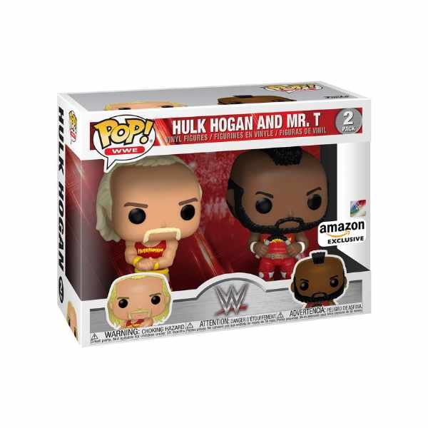 Funko Pop! WWE - Hulk Hogan & Mr. T. (2-Pack) Amazon Exclusive